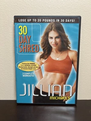 Jillian Michaels 30 Day Shred DVD - 2007, Lionsgate, 3 Complete Workouts - Image 1 of 4