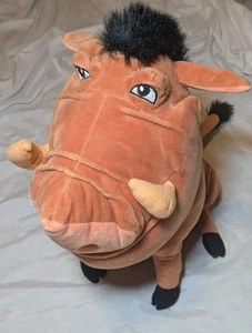 Disney Collection Pumba Plush About 12 Inches Tall - Picture 1 of 6