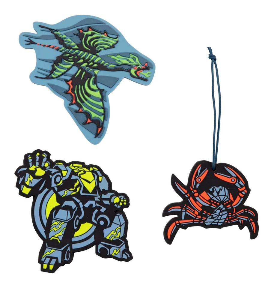 Scout Funny Snaps Move 3er Set Schulranzen-Zubehör Action blaugrau grün Neu - Bild 1 von 1