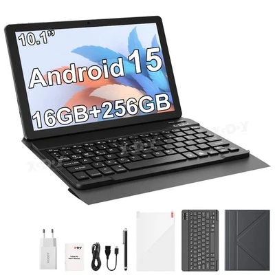 10,1" Neu Tablet Android 15 16GB+256GB Octa-Core 7000mAh 2.4G/5GWiFi Widevine L1 - Bild 1 von 4