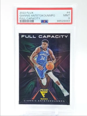 GIANNIS ANTETOKOUNMPO 2022-23 FLUX FULL CAPACITY CASE HIT SP MINT PSA 9 Q5646 - Image 1 of 2