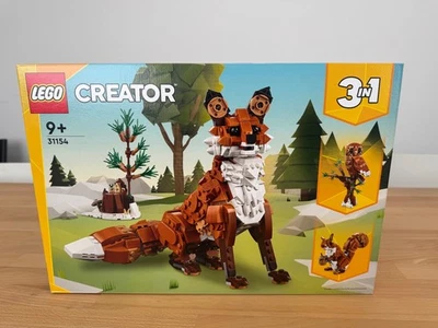 LEGO CREATOR 3in1: Forest Animals: Red Fox, Squirrel, Owl 31154 Brand New Sealed - Image 1 of 2