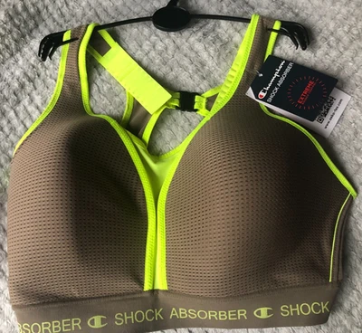 Shock Absorber Ultimate Run Padded Bra Walnut. 34F - Image 1 of 4