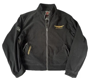 Honda Goldwing Joe Rocket Black Fleece Jacket Men's XL - Picture 1 of 7