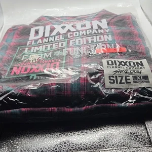 Dixxon "Shreddy" Gr. XLT Neu mit Etikett Langarm Flanellhemd mit Druckknöpfen - Bild 1 von 2