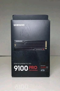Samsung 9100 Pro 4TB mit Kühlkörper - PCIe 5.0x4 NVMe M.2 SSD 14.800 MB/s - Bild 1 von 18