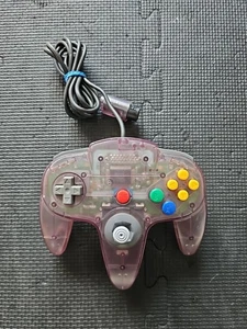 Controller trasparente viola atomico originale ufficiale Nintendo 64 N64 NUS-005 - Foto 1 di 8