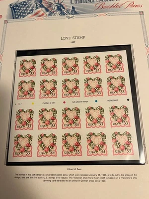U.S. 1999 Stamps – Mint, NH Booklet Panes - Image 1 of 4
