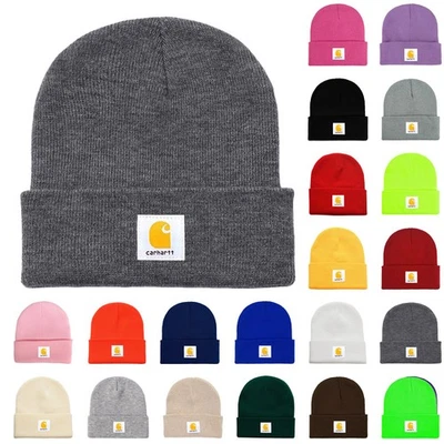 AS SHOW Herren Damen Warme Wintermütze (Strickmütze) Beanie in verschiedenen Farben