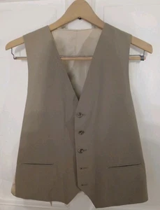 Unbranded Men's Dress Vest Sz 42 Brown - Picture 1 of 2