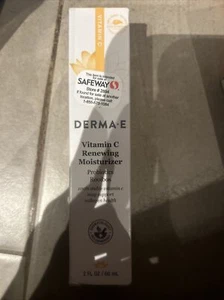 Vitamin C Renewal BY Derma-E, Any SKIN TYPE- 2oz Moisturizer NO Mineral OIL - Picture 1 of 1