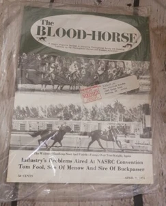 Vtg 1974 Blood Horse Magazine April 1 Widener Handicap Forego Over True Knight - Picture 1 of 3