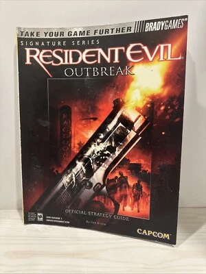 Resident Evil Outbreak Official Strategy Guide Brady PS2 Capcom No Foldout - Image 1 of 4