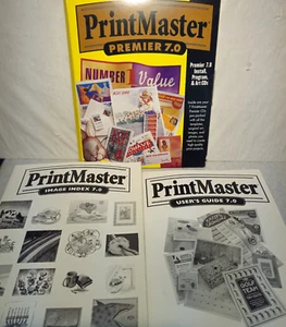 PrintMaster Premier 7.0 • Windows Graphics Desktop Publishing Software • 1998 - Picture 1 of 17