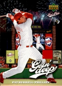 2006 Upper Deck First Pitch - Goin' Deep Pat Burrell #GD-27 - Picture 1 of 2