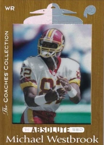🏈 99 PLAYOFF ABSOLUTE SSD COACHE'S COLLECTION /500 MICHAEL WESTBROOK #110 - Picture 1 of 2