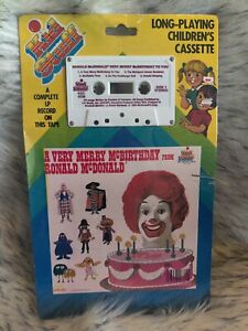 RARE 1983 *Complete* ronald mcdonald very merry mcbirthday to you cassette tape