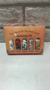 Anointing Oil Holy Land Blessed Purifying Healing Myrrh Nard Jasmin Amber Rose - Picture 1 of 5