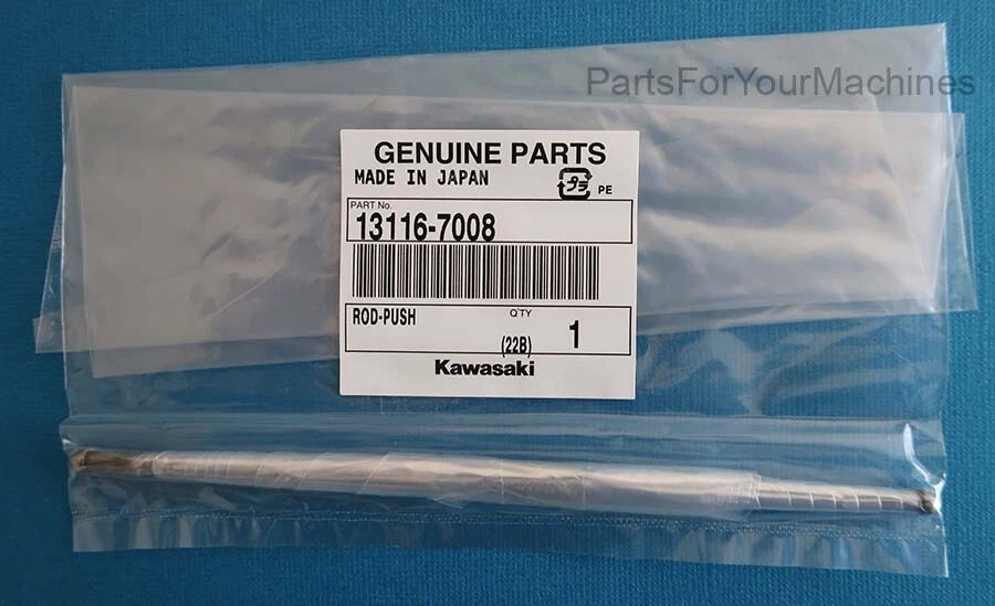 (1) OEM VARILLA DE EMPUJE 13116-7008, KAWASAKI FS481V, FS541V, MOTORES FS600V, 11C25 Foto 1 de 1