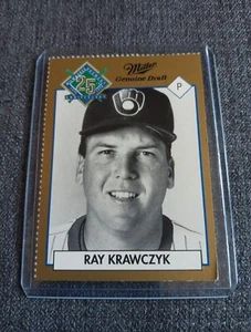 RAY KRAWCZYK 1994 MILWAUKEE BREWERS MILLER BREWING RARE BASEBALL CARD SGA - Picture 1 of 2