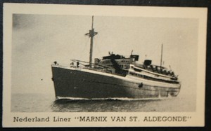 MS MARNIX VAN ST ALDEGONDE   Nederland Line   Vintage Photo Card  PC11