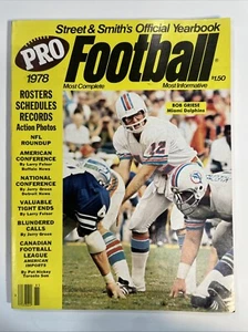 Street and Smith Official Yearbook Pro Football 1978 Rosters Schedules Griese - Picture 1 of 9