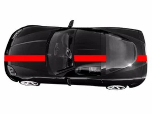 QUALITY Chevy CORVETTE EZ Rally Racing Stripes 8" Single Vinyl Decals Graphics - Picture 1 of 18
