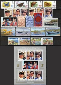 Guernsey 1981 Ganzjahr postfrisch, Mi 218-240 Kat 38,8€ - Bild 1 von 1