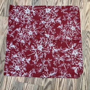 RALPH LAUREN Lot of 8 Cotton Napkins Red Christmas Holly 19x18 - Picture 1 of 6