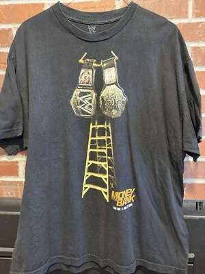 MONEY IN THE BANK WWE JOHN CENA T SHIRT XXL Wrestling LADDER MATCH - Image 1 of 4