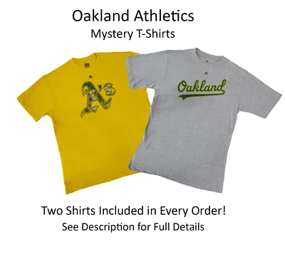 Oakland Athletics Men's Big &Tall 2 SHIRTS! *MYSTERY SHIRT* MLB - Image 1 of 3