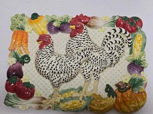 FRIZ & FLOYD KLASSISCHE 3D HUHN HAHN WANDRELIEF 12X9" - Bild 1 von 6