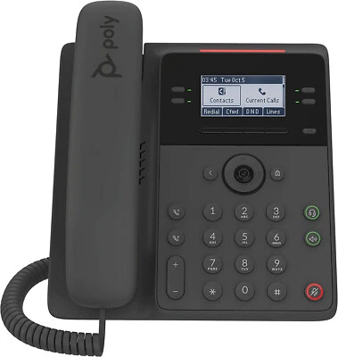 Teléfono de escritorio Poly Edge B30 IP PoE abierto SIP 4 teclas 16 líneas RJ9 3,5 mm 2200-49825-025 Foto 1 de 4
