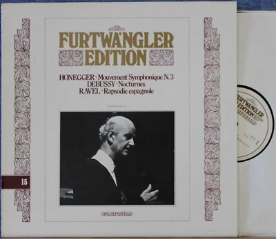 Furtwängler. Honegger, Debussy, Ravel. Cetra FE 15. NM - Image 1 of 2