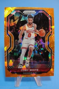 2020-21 Prizm Panini Coby White Orange Prizm #3 Bulls - Picture 1 of 6