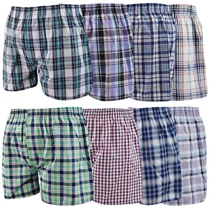 Boxer uomo colori assortiti executive cotone tessuto da piccolo a 5XL - Foto 1 di 2