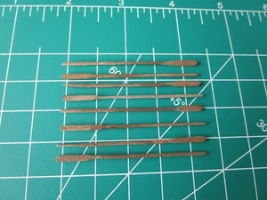 Juego de 8 remos de barco de madera real Heller 1/100 Soleil Royal/Victory Model Ship - Imagen 1 de 2