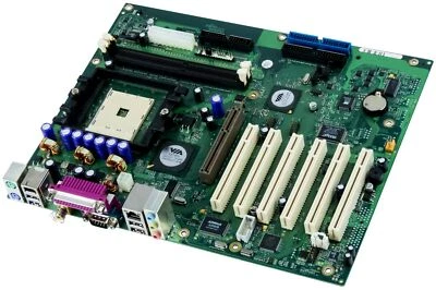 Fujitsu Siemens D1605-A11 GS1 Socket 754 2x DDR AGP 6x PCI ATX Mainboard - Image 1 of 2