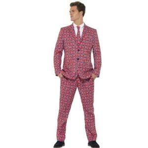 Smiffys Union Jack Stand Out Suit - Picture 1 of 1