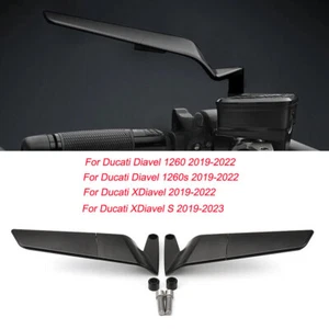 Espejos retrovisores laterales para Ducati Diavel 1260 Monster 821 Streetfighter V4 SP/V4S - Imagen 1 de 9