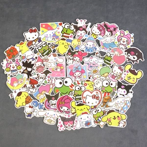 Hello Kitty & Friends Mystery Pack 10 Stickers Melody Kuromi Cinnamoroll & Other - Picture 1 of 1