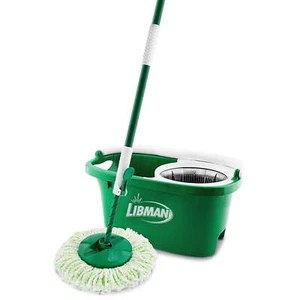 Spin Mop and Bucket All in One Kit with Microfiber Mop Head Polypropylene Bucket - Picture 1 of 10