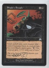 2002 Magic: The Gathering - Onslaught Shade's Breath #167 0e3