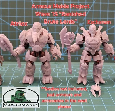 ARMOUR MAKIA PROJECT WAVE 15 BANISHED BRUTE LORDS, ATRIOX & ESCHARUM ARMOURS  - Image 1 of 2