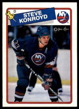 1988-89 O-Pee-Chee Steve Konroyd . New York Islanders #171