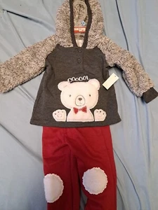Quacker Jack Baby boy sweater and pants set size 12 m For Winter(F) - Picture 1 of 2
