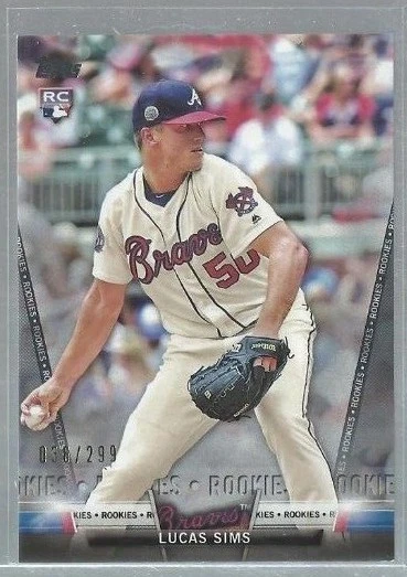  2018 Topps Salute Black #TS89 Lucas Sims 036/299 (ref 34640) - Image 1 of 1