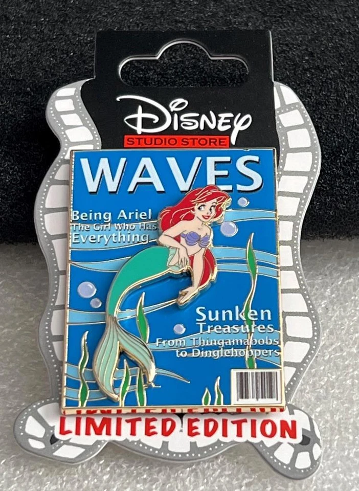 Prendedor DSF DSSH Disney D23 Expo Magazine Cubierta Sirenita Ariel LE 500 Foto 1 de 1