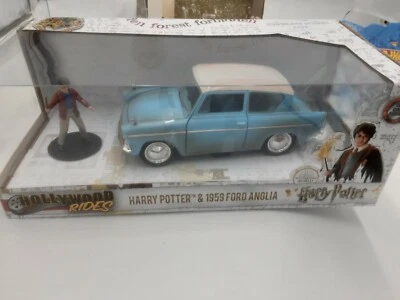 Jada JAD31127 1/24 1959 Ford Anglia Harry Potter Inclus Figurine - Photo 1/4