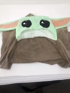 Star Wars Hooded Poncho Bath Beach Towel Grogu Baby Yoda - Picture 1 of 6